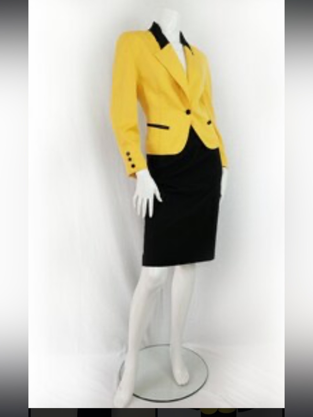 Vintage Braemar petites 1980s formal Women's Suit, Alia Pencil Skirt x3pc Sz6